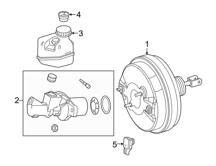 Mercedes Power Brake Booster 2224301130